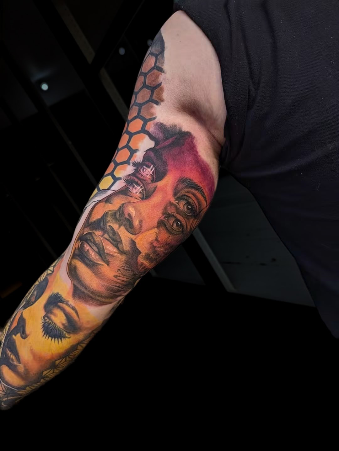 Double Exposure tattoo